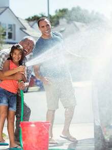 30米花园浇水软管喷枪，浇水洒水器，园艺喷雾器，洗车喷嘴套装 - 彩色 - 查看 8