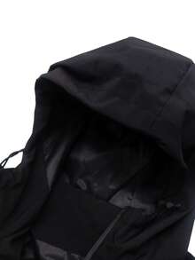New Men's Plus Size Outdoor Casual Hooded Jacket, Spring/Autumn - Grey - View 6