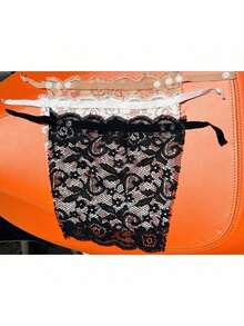 1pc Elegant Floral Anti-Glare Bra Pads - Fashionable & Comfortable Lingerie Enhancer, Lace Knitted Padding For Women,Back To School,Wedding