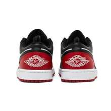 Nike Air Jordan 1 Low Bred Toe 2.0 553558-161 Mens Fashion Sneakers New - 紅白色 - 查看 5