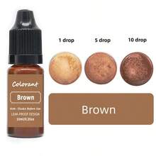 20 Colors X 10ml High Concentrated Aromatherapy Candle Liquid Dye For DIY Handmade Soap Coloring - Brown - View 10