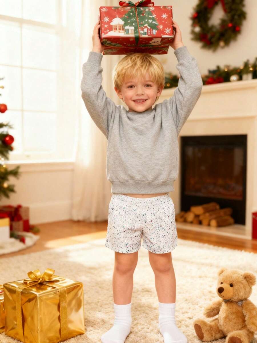 Ice Cream Shorts Boy Clothes, Gifts For Teen Kids Boys Unisex, White Trunks Splatter Sweatpants Underwear Pants, Boys Christmas PjChristmas Birthday Gifts For Teenage Dress, Thanksgiving Outfit, School Sport Running Pants, Running Pants, Basketball Shorts - trắng - Xem 1
