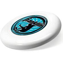 Disco Volador Sports - Disco Deportivo para Playa, Patio, Césped, Parque, Camping yás - Disco de 175 gramos - Blanco - Ver 1