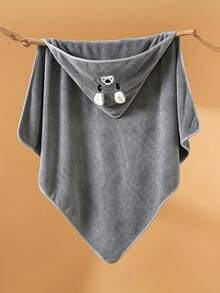 Baby Bath Towel - Suitable For Both Baby Boys And Girls; Ultra-Soft Microfiber Baby Bath Towel With Unique Animal Cartoon Design, A Must-Have For New - Multicolor - View 6