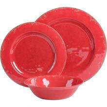 Electric Noodle Machine And Accessories - Service for 4 (12pcs) + Rojo (Red Rustic) - View 3