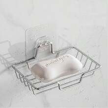 浴室皂盒，壁挂式长架套装，浴室置物架，含卫生纸架，铁艺多功能壁挂式长架，厨房 - 彩色 - 查看 11