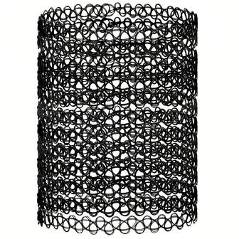 12件装塑料弹力项链套装 - 90年代配饰，复古80年代/2000年代珠宝 - 粉色、蓝色、绿色、彩虹色、哥特黑色 - 均码（女士） - 多色弹力项圈