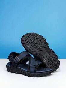 Kids' Spring/Summer Breathable Sports Sandals, Lightweight, Soft & Comfortable, Non-Slip Sole Design, Dual Strap Easy On/Off, Suitable For Daily Wear, Outdoor, Beach - Multicolor - View 5