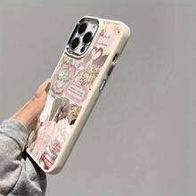 Creative Print Phone Case  Book-Themed Heart Swan Rose Butterfly Matte Soft Phone Case Compatible With For  16 15 14 13 12 11 Pro Max 14 15 16 Plus XS XR X 8 7  2020.  17 Pro Max - Kiểu 1 (1 cái) - Xem 3