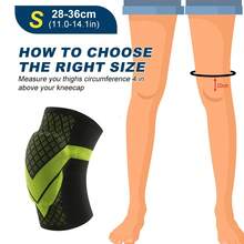 1pc Kids Knee Pad, Youth Breathable Elastic Knee Brace, Anti-Slip Padded SBR Knee Protector For Volleyball Dance Running Skating Basketball Football Sports - Multicolor - View 16