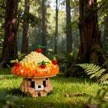 6 piezas Juego de bloques de construcción con forma de hongo adorable, diseño encantador, paraíso de hongos, tiempo de juego, interacción entre padres e hijos, adecuado como regalo de cumpleaños/vuelta al colegio para niños. Los bloques de construcción con forma de hongo no son solo un simple juego de bloques de plástico, sino un tesoro de creatividad para los niños. Cada hongo tiene una forma única y adorable, como si fueran pequeños duendes de un mundo de cuentos de hadas. - Multicolor - Ver 10