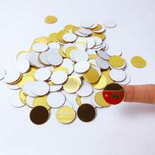 100pcs Acrylic Mirror Wall Stickers, Round DIY Creative Splicing Self-Adhesive Mirror Stickers, Decorative Wall Stickers For Living Room, Bedroom, Study, Corridor, Home Wall Decor Self-Adhesive Mirror Stickers - Multicolor - View 6