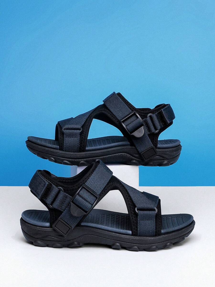 Kids' Spring/Summer Breathable Sports Sandals, Lightweight, Soft & Comfortable, Non-Slip Sole Design, Dual Strap Easy On/Off, Suitable For Daily Wear, Outdoor, Beach - Multicolor - View 1