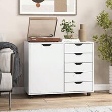 Office Storage Cart - White - View 9