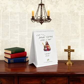 2026年信仰日历：与神同行四季——基督教日历，包含每日圣经经文、祷告指南和灵性插图，是居家、教会、办公室的理想之选 | 2026年1月至12月，每月主题及圣经经文参考 | 简约优雅设计，耐用纸质材料，适合日常使用和馈赠，也可用于教会祷告、挂历等。