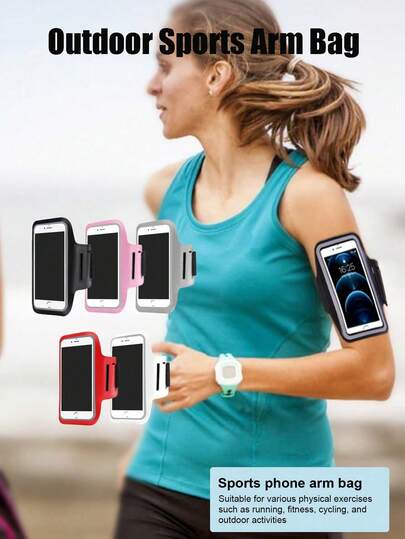 Multifunctional Waterproof Sports Armband, Outdoor Running Hiking Cycling Yoga Touchscreen Phone Holder