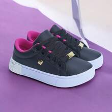 Set Of 3 Girls' Sneakers - Comfortable And Practical, Colors That Charm, Sizes 25 To 36 | ADD TO CART - BCOGliter+PTO Lấp lánh+PTO/Hồng - Xem 10