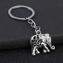 可爱大象钥匙扣，复古泰国大象钥匙扣，送给母亲、父亲、朋友的礼物，汽车配件，哥特 Y2k