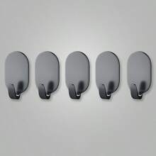 5 szt. - wytrzymałe haczyki samoprzylepne do wieszania ręczników, płaszczy, kapeluszy, ultra mocne haczyki ścienne do łazienki i kuchni - Wielokolorowe - Zobacz 1