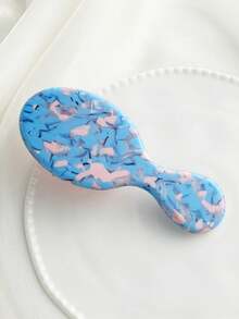 1pc Personalized Name Engraved Anti-Static Hair Brush, Portable Hair Comb, Wedding Gift, Bridesmaid Gift, Customized Name Hair Brush, Personalized Gift, Birthday Gift, Party Favor, Anniversary Gift, Unique Valentine's Day Small GiftChristmas Beauty Accessories - Multicolor - View 4