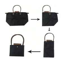 Women's Foldable Medium Waterproof Shoulder Bag - Promotion - 軍綠色 - 查看 7