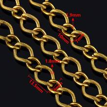 2米时尚不锈钢十字链回形针链，适合DIY珠宝制作项链手链配件 - 鏈條 - 查看 9