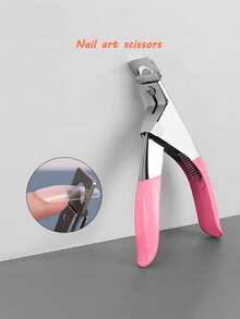 1pc Nail Straight Cut French U-Shaped Nail Clip Anti Splash Nail Salon Specific Phototherapy Nail Extension Shaping Nail Clipper, Multifunctional Nail Tool, Portable Nail Trimmer - Multicolor - View 1