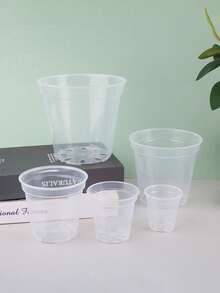 Orchid Seedling Round Pot, Transparent Orchid Container, Round Pot, Butterfly Orchid Transparent Plastic Pot Green Plant Pot Dendrobium Phalaenopsis Rose Cutting Planting Experimental Pot