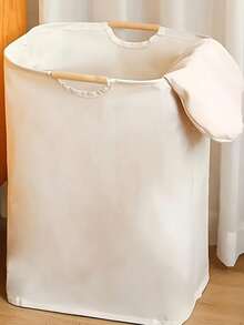 [定制] 个性化家居收纳篮 - 洗衣篮定制服务，简易脏衣篮，可折叠家用脏衣篮，洗衣篮，瑜伽垫收纳篮洗衣篮，洗衣篮，浴室收纳篮，篮子，收纳篮，可折叠洗衣篮 - 米色 - 查看 9