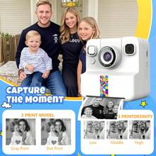 1080P HD Digital Camera Instant Print Camera Set, Suitable For Kids, Portable Multifunctional Children's Photo Printer, Includes Digital Camera, Camera & Accessories, Creative Drawing & Photography Gift, Kid-Friendly Design For 3-12 Years Old Boys & Girls, Cute Portable Gift For Christmas, Birthday, New Year - Multicolor - View 7