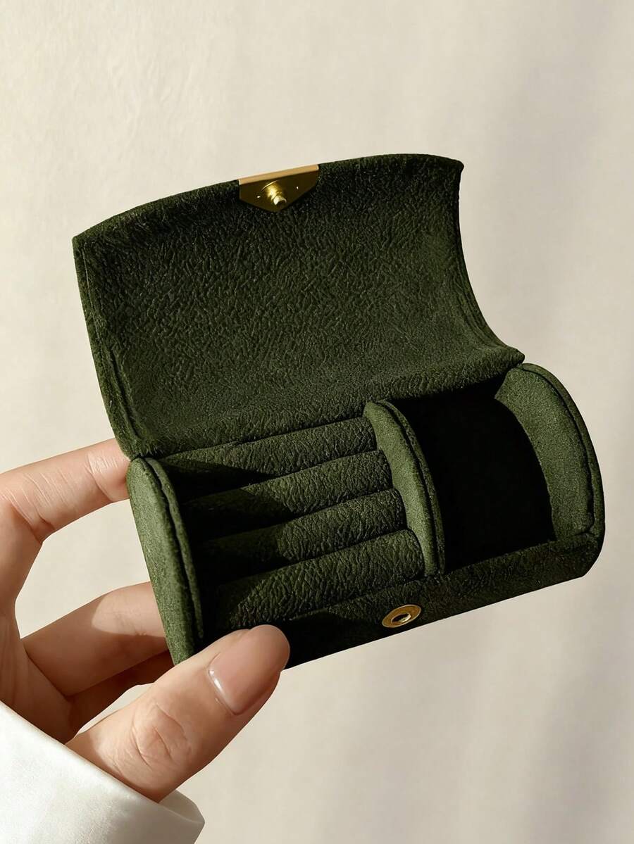 优雅首饰收纳盒，旅行便携设计，防氧化戒指收纳盒 - 适用于戒指、耳钉、项链等首饰，是情人节、生日、母亲节的完美礼物，也是旅行首饰收纳的理想之选，送给女朋友的礼物，珠宝收纳盒，婚礼，首饰收纳整理，首饰收纳，送给女性的礼物，旅行