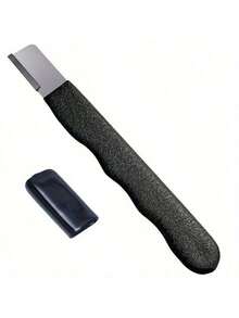 1个便携式磨刀器 - 不锈钢材质，非常适合户外和厨房磨刀