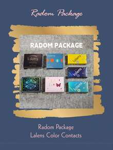 Lalens 1盒/2片装 年度抛弃型 Angeles 棕色自然色美瞳，小瞳孔设计，适合日常妆容和眼部美化，浅色和深色眼睛均适用。直径14.20mm，基弧8.6mm，放大双眼，色彩鲜艳，外观自然。 - Angeles Brown - 查看 8