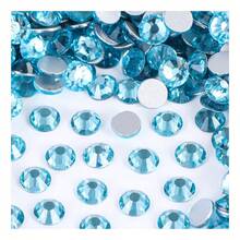 ICIQ Blue Series Silver Base Non-Hot Fix Crystal Glass Material Rhinestone, Decorative For Shoes, Clothes, Hats, Cups, Nails And Other Daily Items - Multicolor - View 3