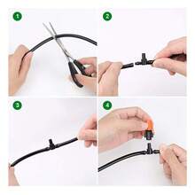 50pcs Orange Atomizing Sprinkler Cooling Micro Sprinkler Garden Lawn Irrigation Automatic Flower Watering Sprinkler Drip Irrigation System