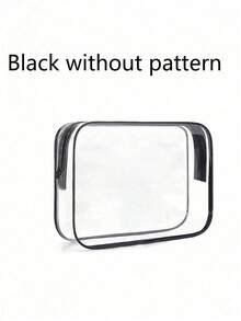 PVC Material Hair Accessory & Toiletry Bag, PVC Travel Organizer Bag With Zipper Closure - Lightweight, Fade-Resistant Cosmetic Toiletry Bag For Women/Girls, Portable Makeup Case, Easy To Wipe Clean, Tech-Savvy Storage Bag| Modern Aesthetics| Fade-Resistant Material, Travel Essential, Vacation/Summer/Back To School Supplies Bag, School Toiletry Bag, Waterproof Travel Toiletry Bag - Nhiều màu - Xem 6