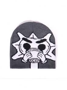 New Cute Versatile Knit Hat, Niche Design Street Fashion Outdoor Warm Beanie, In Stock