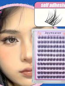 120pcs,This 120-Cluster Segmented False Eyelash Set Features A Large-Capacity Design With 12 Rows, Offering A Fluffy And Realistic Feel. This Three-Piece Set Boasts A Relaxed, Effortless Style And Is Suitable For Eyelash Lengthening. Made With Ultra-Fine Black Bands, It's Perfect For Everyday Wear, Portable, Reusable, And Comfortable Without Irritation. Other Names For This Product Include: Clustered False Eyelashes, Single-Cluster False Eyelashes, Segmented False Eyelashes, False Eyelashes, And Simulated Eyelashes. - màu đen - Xem 5