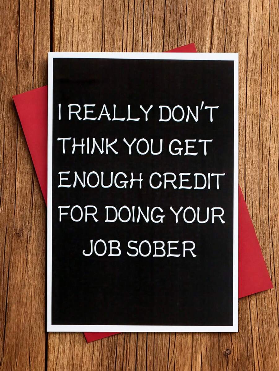 1/10Pcs Funny Text Black Greeting Cards - Party Cards With Envelopes, Suitable For Giving To Your Friends ﻿ - Multicolor - View 1