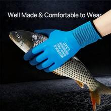 钓鱼工具套装：带尖嘴和剪线器的钓鱼钳、1副防滑橡胶手套、收纳袋和防丢绳，海水/淡水钓鱼装备，圣诞礼物