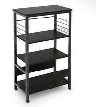 Office Storage Cart - Black - View 1