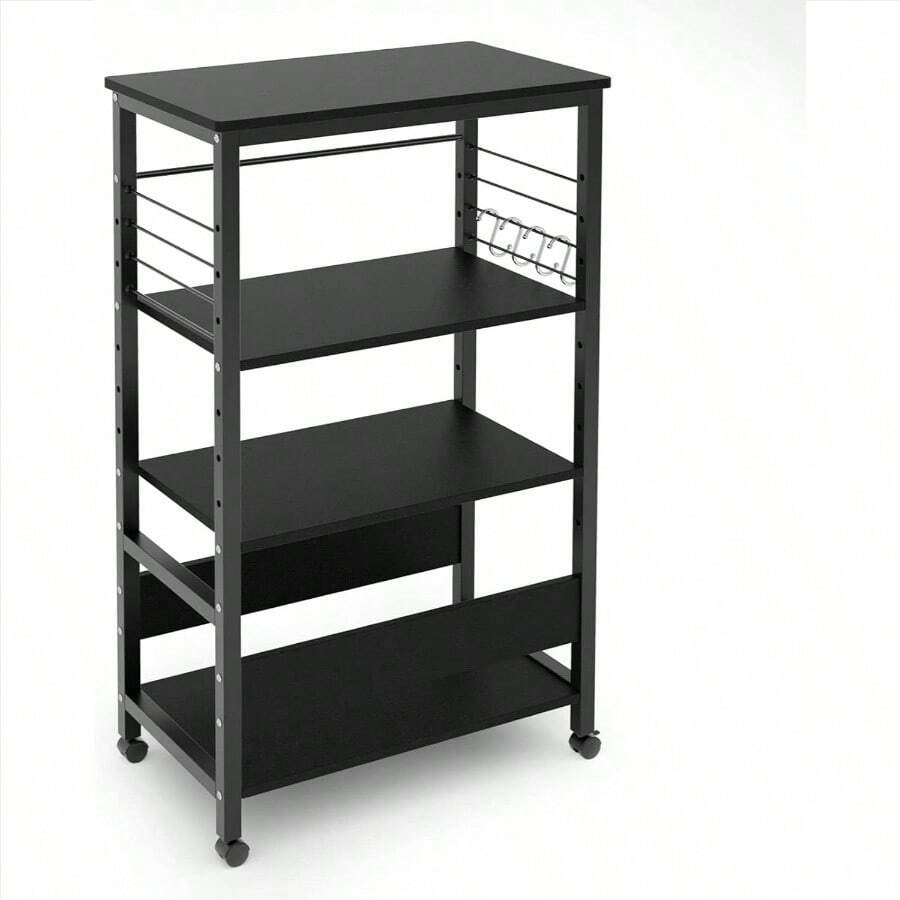 Office Storage Cart - Black - View 1