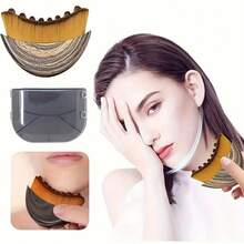 1pc Ergonomic Lymphatic Contour Face & Neck Care Brush - Multicolor - View 9