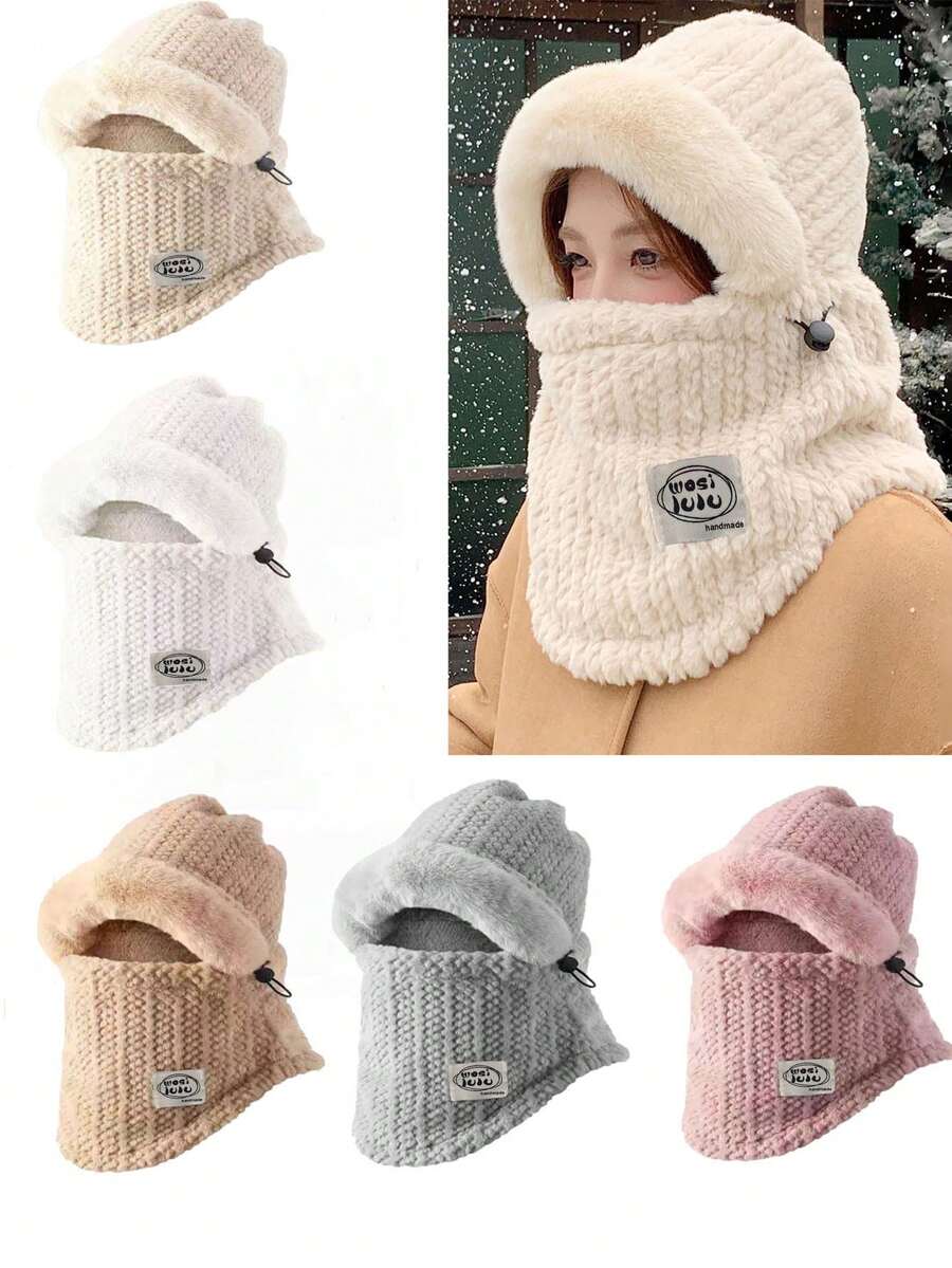 这款帽子集冬季户外帽、围巾和面罩于一体，是冬季骑行的理想之选。它适合成人和儿童佩戴，防风保暖，既能抵御寒风，又能保持温暖。 - 彩色 - 查看 1