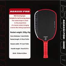 1-Piece AGS/GF Professional Pickleball Paddle - 16mm Carbon Fiber, Carbon Fiber Surface Enhanced Spin And Control, Textured Grip Improves Hitting Feel, Suitable For All Level Players And Domestic/International Tournaments - A - View 8