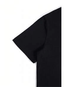 Camiseta gráfica de manga para hombres de anime Meguru Bachira y Lock Kunigami - Diseño de personajes Rin Itoshi y Nagi, camiseta casual deportiva de cuello redondo con texto japonés, todas las tallas disponibles, comodidad durante todo el año para fanáticos del anime - Negro - Ver 4