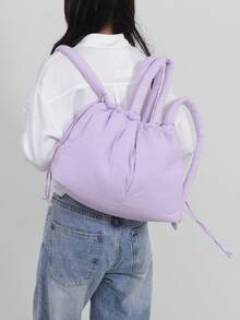 Convertible Puffer Backpack For Women, Large Capacity Duffle Bag For Travel, Crossbody Purse, Tote Shoulder Bag - Multicolor - View 9