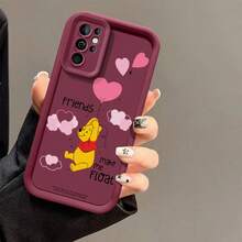Miniso Disney's Winnie The Pooh Is Sitting Down, Holding The String Of A Balloon,For Samsung Galaxy S25 Ultra/S25 Plus/S25/Galaxy S24 Ultra/S24/S24 Plus/S24 FE/S23 FE/S23 Ultra/S23 Plus/S23/S22Ultra/S22/S22 Plus/S21 Ultra/S21 Plus/S21 FE/S21/A13/A14/A15/A16/A17/A33/A34/A35/A36/A52/A53/A54/Galaxy Note20Ultra,Galaxy S25 Ultra Case Plus Stocking Stuffers,The Girlfriend,The Chosen,Early Fall Fashion. - 白色 - 查看 3