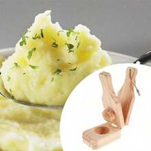 Wooden Banana Press; Fried Banana Crusher For Pressing Fermented Bananas.