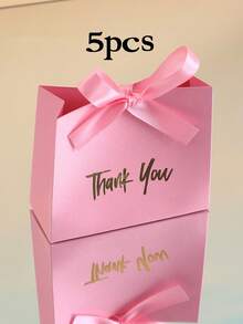 5pcs Souvenirs Packing Gift Box Candy Boxes Wedding Favors Gift Box Party Birthday - Multicolor - View 16